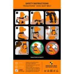 Trailstone Dog Seat Belt Large -Lief Beest Verkoopwinkel 1005527 3