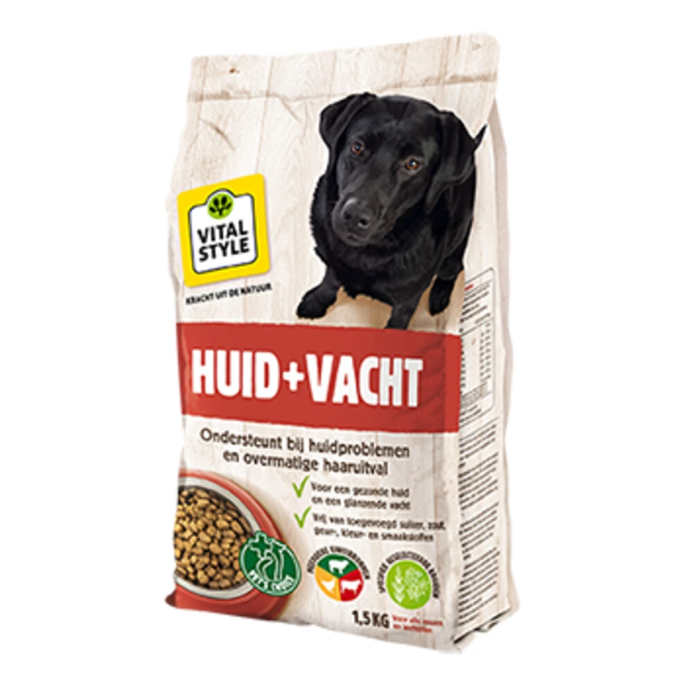 VITALstyle Hondenvoer Huid & Vacht 4 VITALstyle Hondenvoer Huid & Vacht - Afbeelding 2