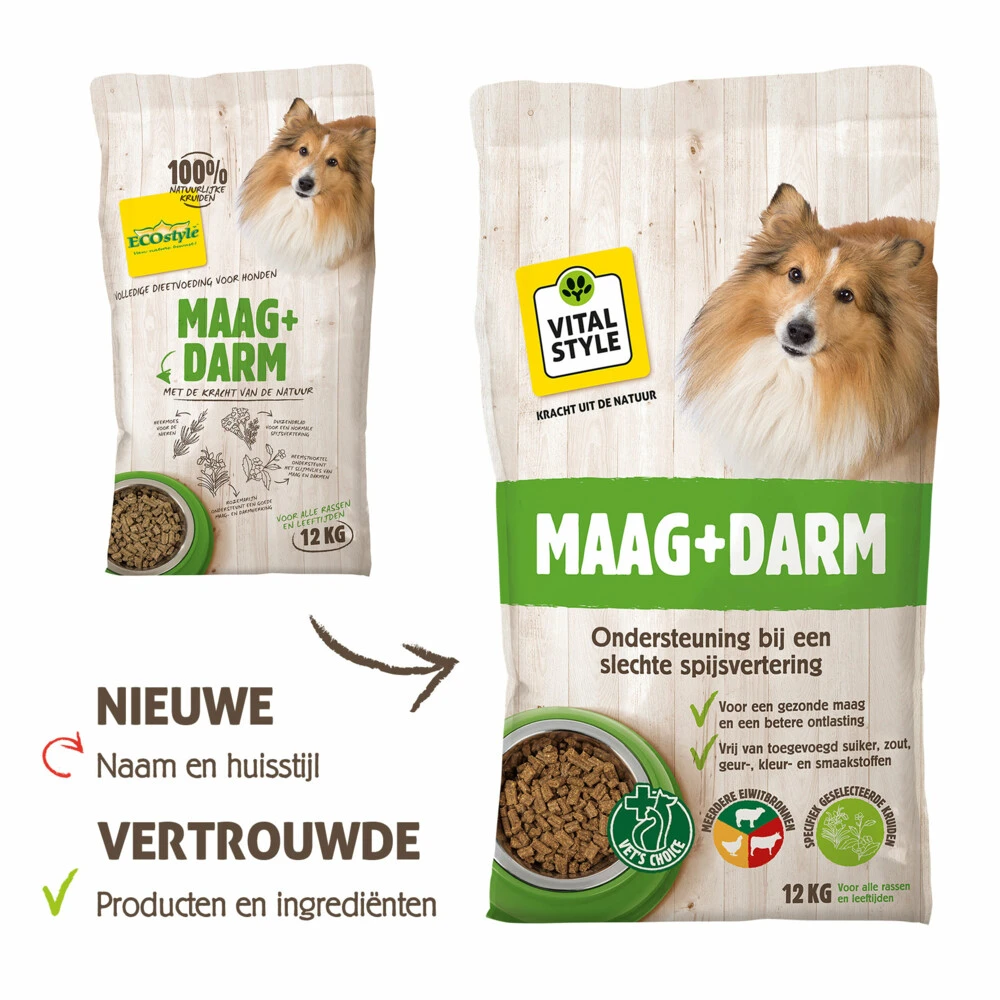 VITALstyle Hondenvoer Maag & Darm 5 VITALstyle Hondenvoer Maag & Darm - Afbeelding 3