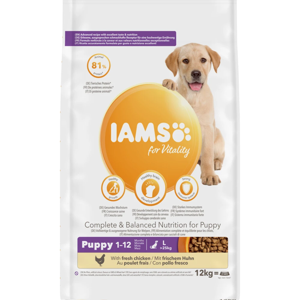 Iams Dog Puppy - Junior Large Kip 2 Iams Dog Puppy - Junior Large Kip