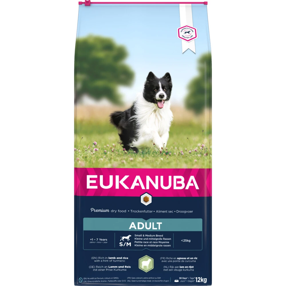 Eukanuba Dog Adult Small - Medium Lam - Rijst 3 Eukanuba Dog Adult Small - Medium Lam - Rijst