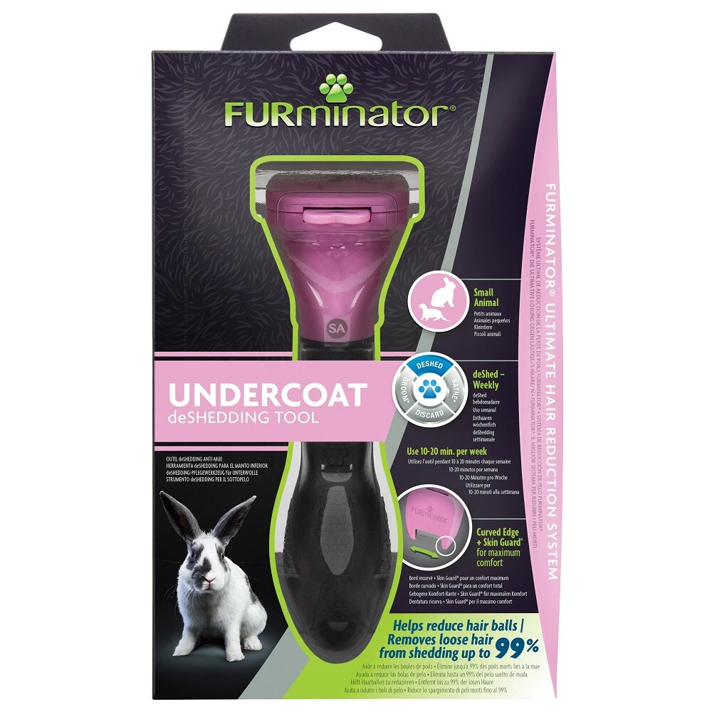 Furminator Deshedding Small Animal Undercoat Tool 3 Furminator Deshedding Small Animal Undercoat Tool