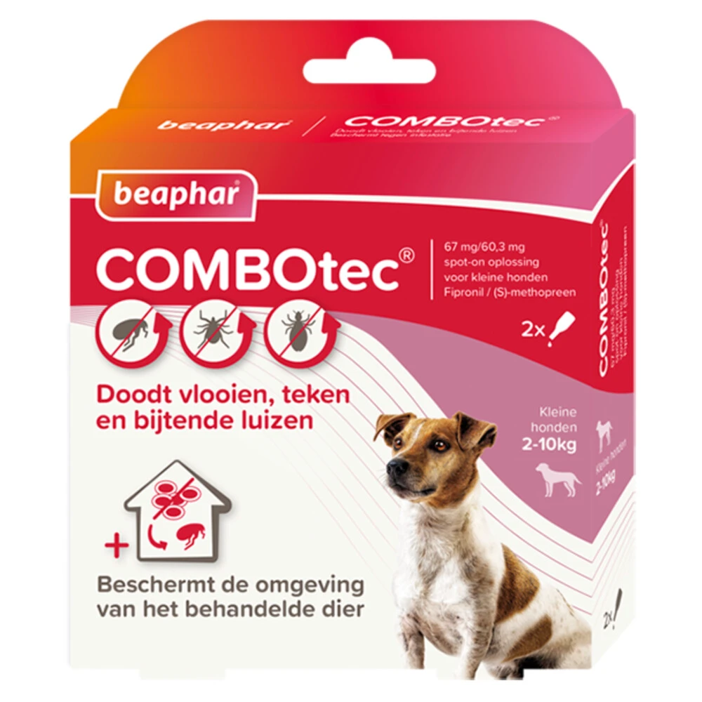 Beaphar Combotec Anti Vlooien En Teken Druppels Hond 2-10 Kg 3 Beaphar Combotec Anti Vlooien En Teken Druppels Hond 2-10 Kg