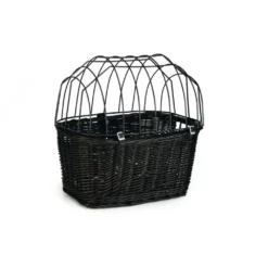 Beeztees Fietsmand Met Draadkap Zwart