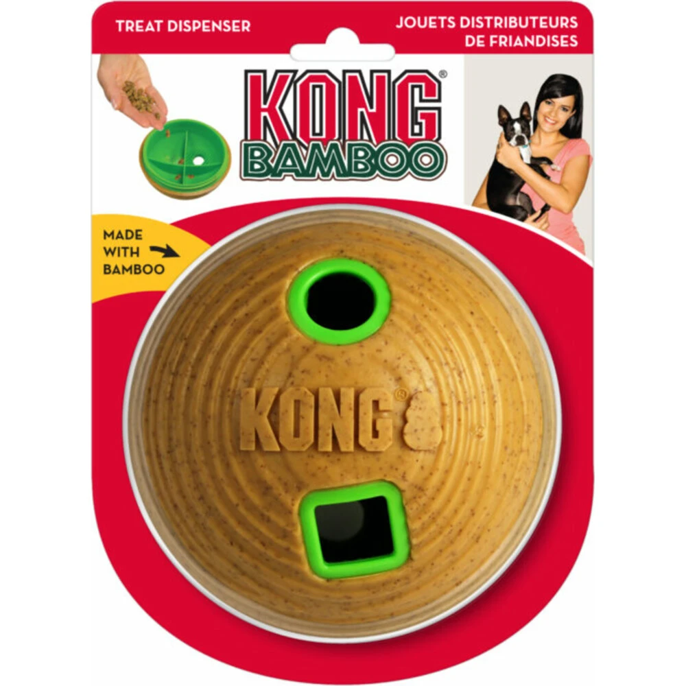 Kong Bamboo Voederbal M 4 Kong Bamboo Voederbal M - Afbeelding 2