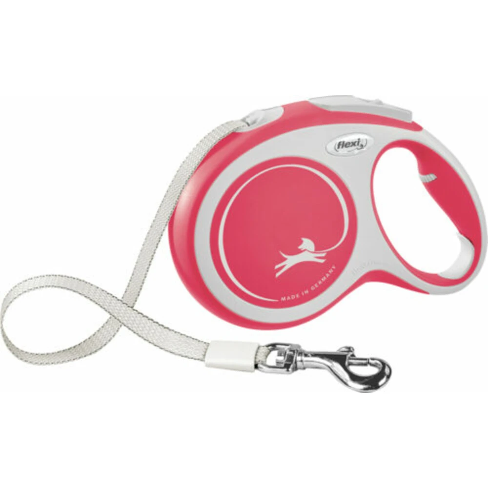 Flexi Rollijn New Comfort Tape Rood 4 Flexi Rollijn New Comfort Tape Rood - Afbeelding 2