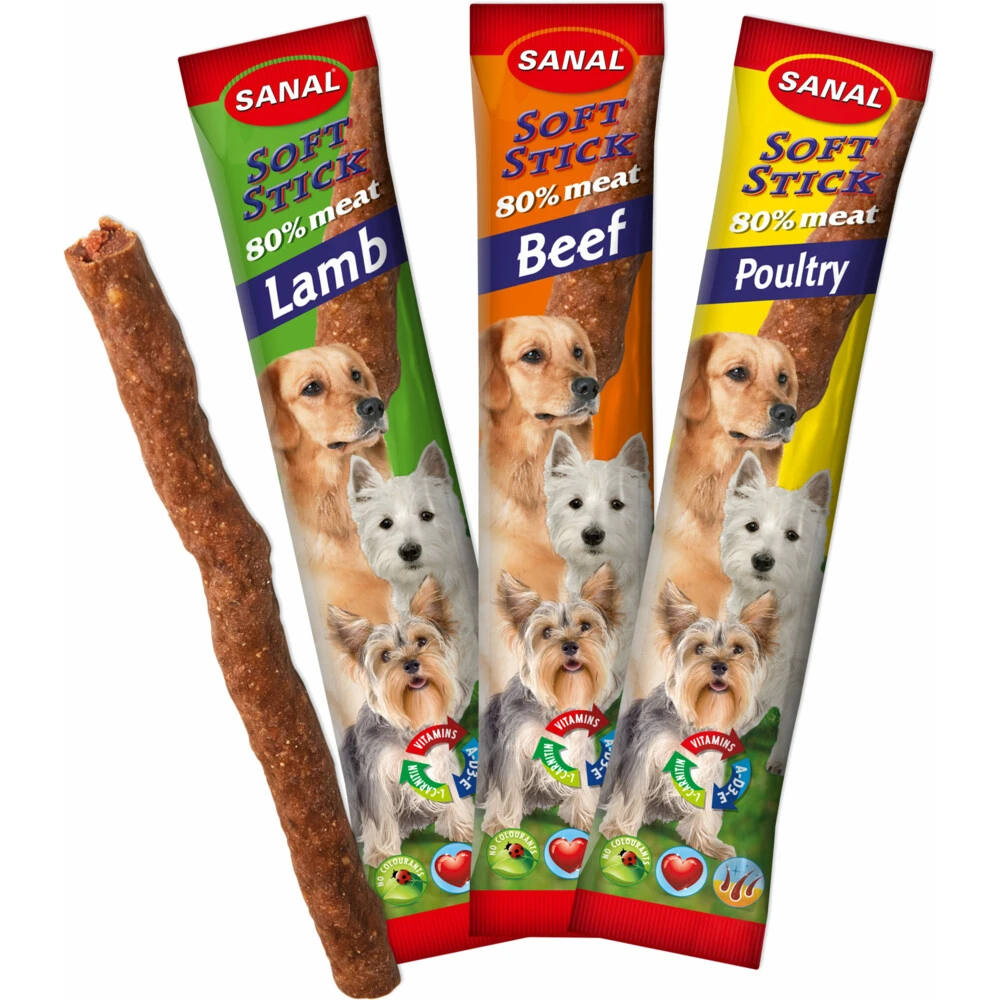 30x Sanal Hond Soft Stick Rund 4 30x Sanal Hond Soft Stick Rund - Afbeelding 2