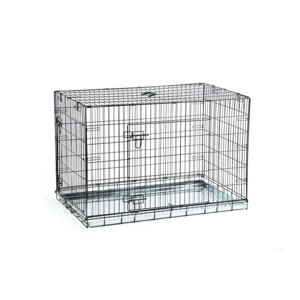 Beeztees Hondenbench 2 Deurs Zwart 3 Beeztees Hondenbench 2 Deurs Zwart