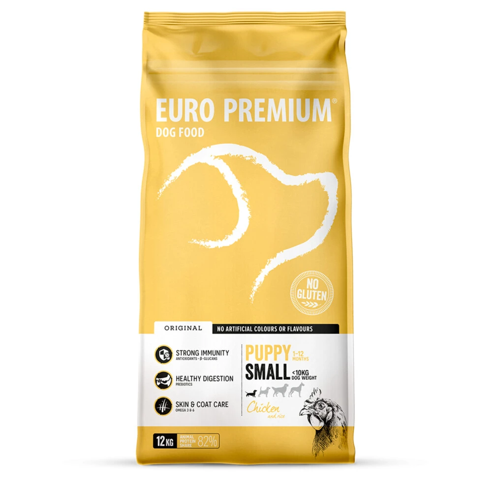 Euro-Premium Puppy Small Kip - Rijst 3 Euro-Premium Puppy Small Kip - Rijst