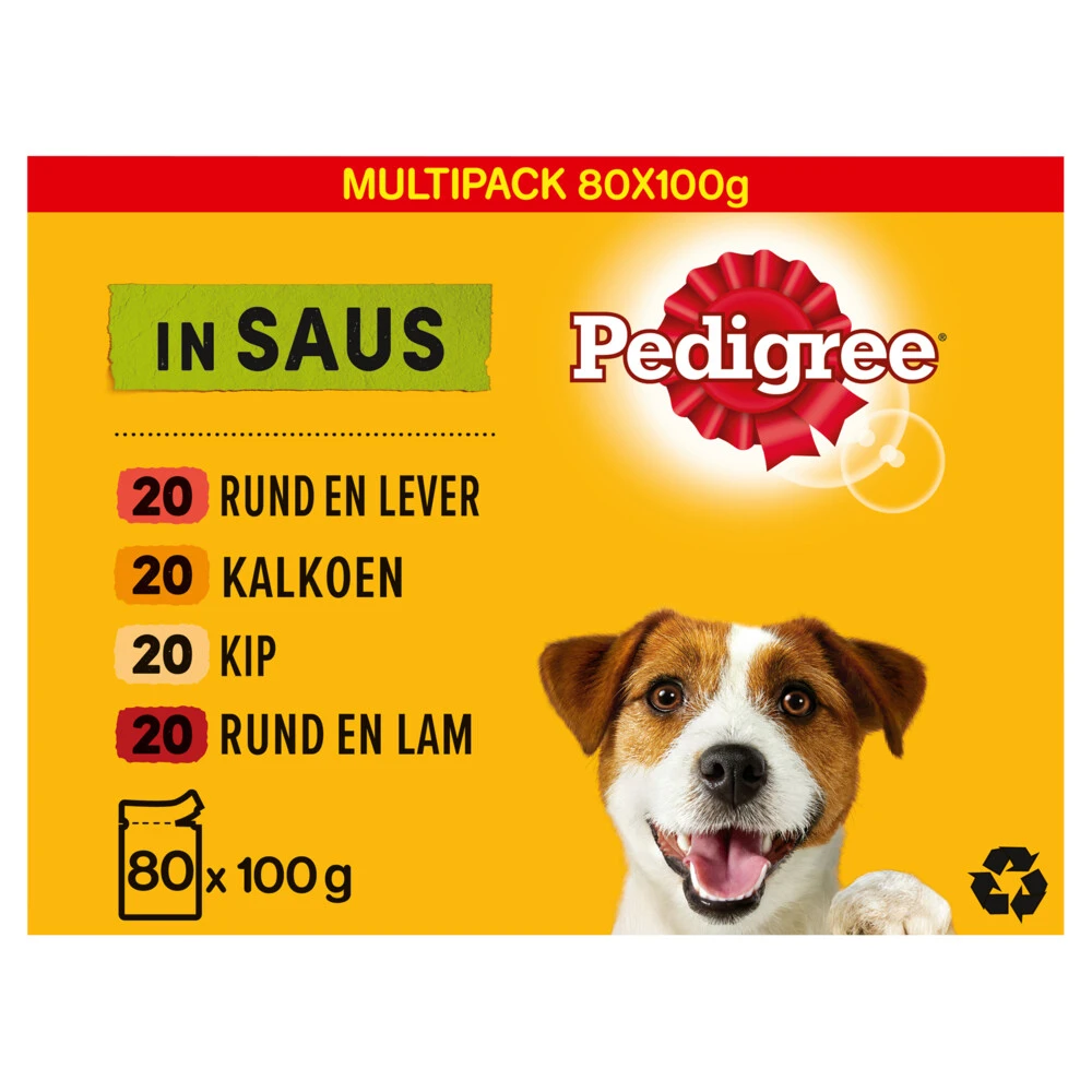Pedigree Adult Maaltijdzakjes Vlees In Saus 5 Pedigree Adult Maaltijdzakjes Vlees In Saus - Afbeelding 3