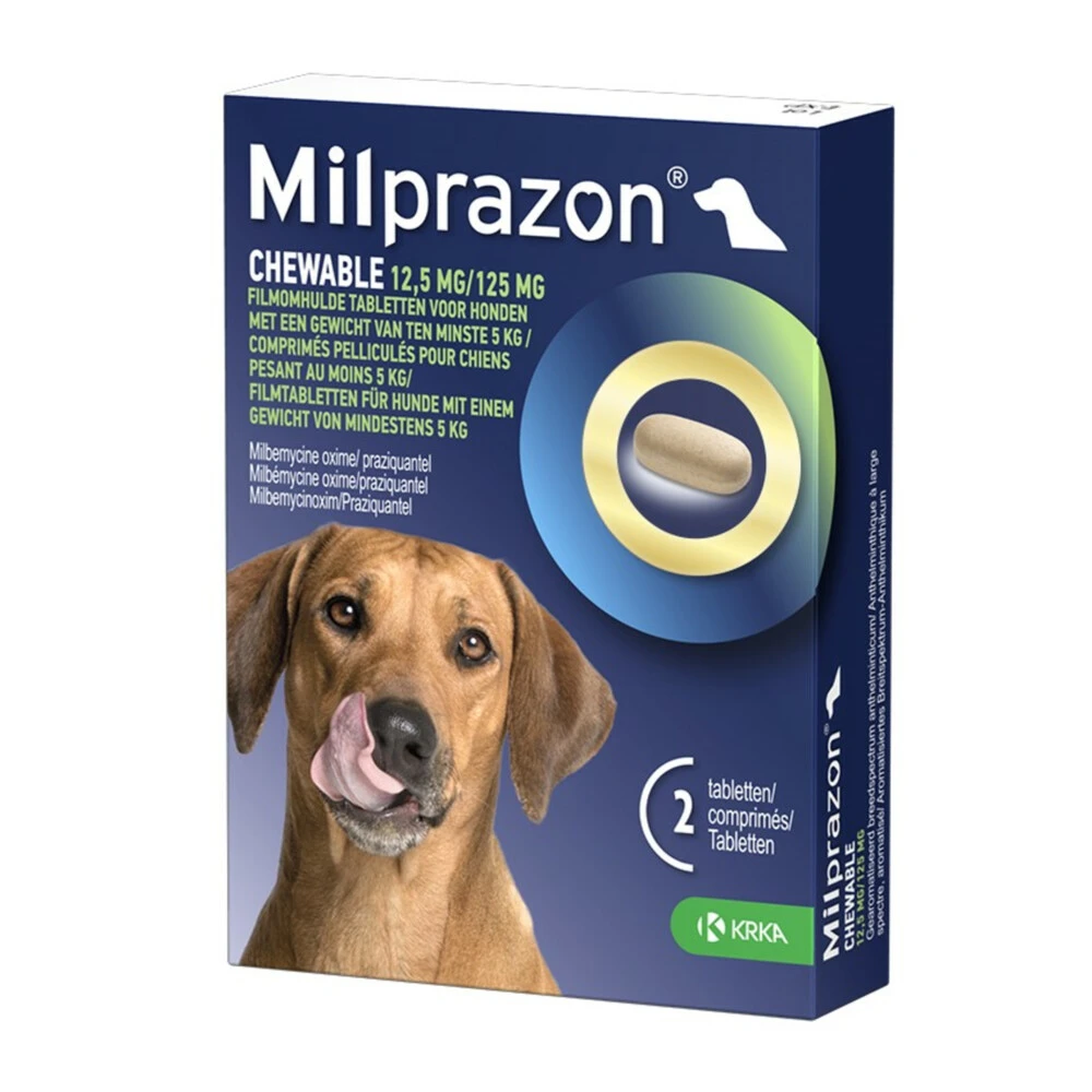 Milprazon Ontworming Kauwtabletten Hond Vanaf 5 Kg 3 Milprazon Ontworming Kauwtabletten Hond Vanaf 5 Kg
