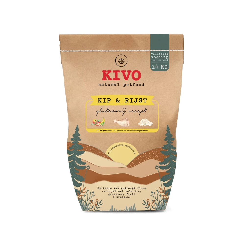 Kivo Kip & Rijst Glutenvrij 3 Kivo Kip & Rijst Glutenvrij