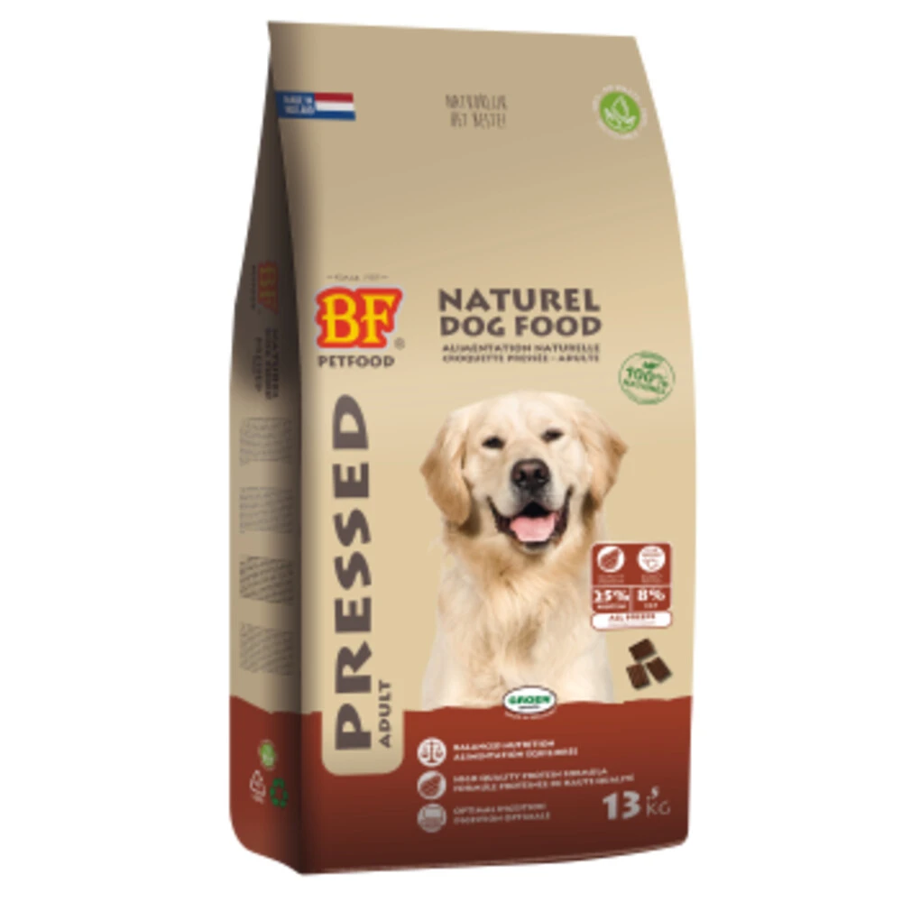 BF Petfood Vleesbrok Geperste Hondenbrokken Adult 3 BF Petfood Vleesbrok Geperste Hondenbrokken Adult