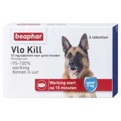 Beaphar Vlo Kill Anti Vlooien Tabletten Hond 11 - 57 Kg