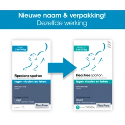 Flea Free Spot On Anti Vlooiendruppels Hond 2 - 10 Kg -Lief Beest Verkoopwinkel 964329 2