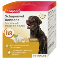 6x Beaphar Schapenvet Bonbons Knoflook