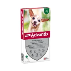 Advantix Spot On 40 Anti Vlooien En Teken Druppels Hond 0 - 4 Kg